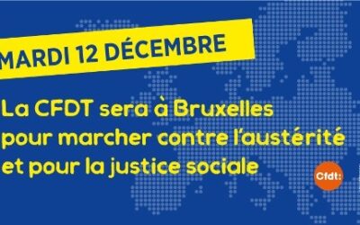 MANIFESTATION EUROPÉENNE À BRUXELLES – « ENSEMBLE CONTRE L’AUSTÉRITÉ »