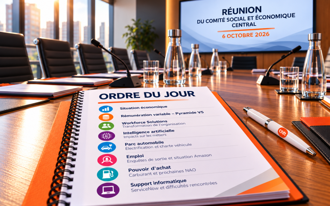 CSE Central du 6 octobre : transformations, rémunérations, emploi… Les salariés attendent des réponses !